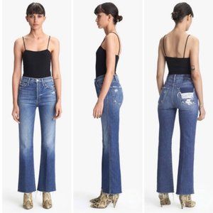 MOTHER Superior Tripper Weekender Fray in My Treat Jeans Size 26